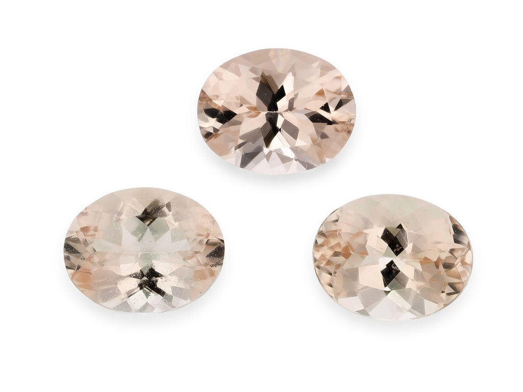 Morganite 8x6mm Oval Apricot