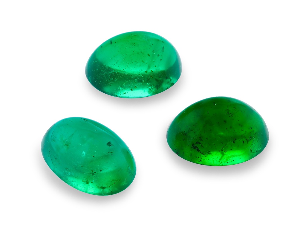 Emerald 6x4mm Oval Cabochon