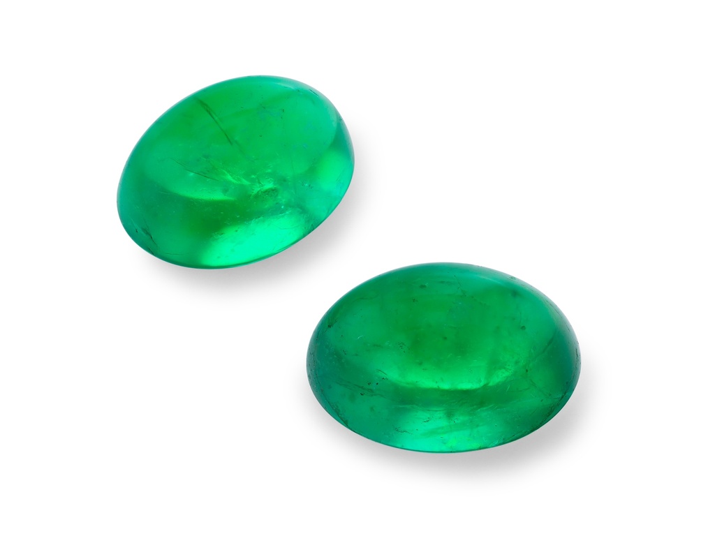 Emerald 8x6mm Oval Cabochon