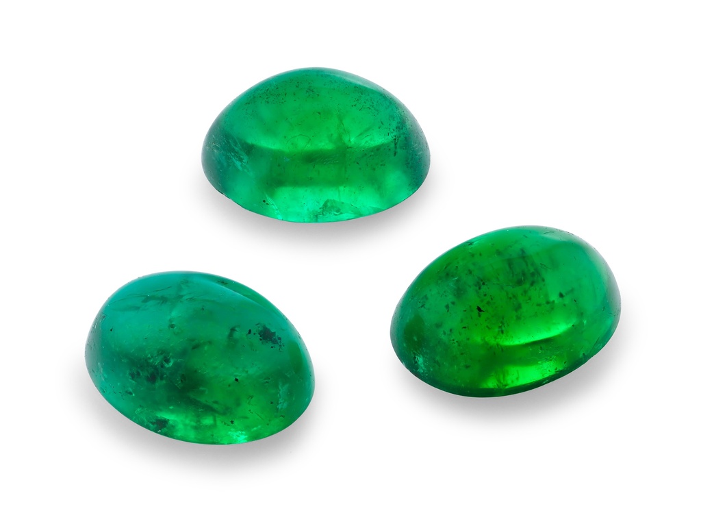 Emerald 7x5mm Oval Cabochon