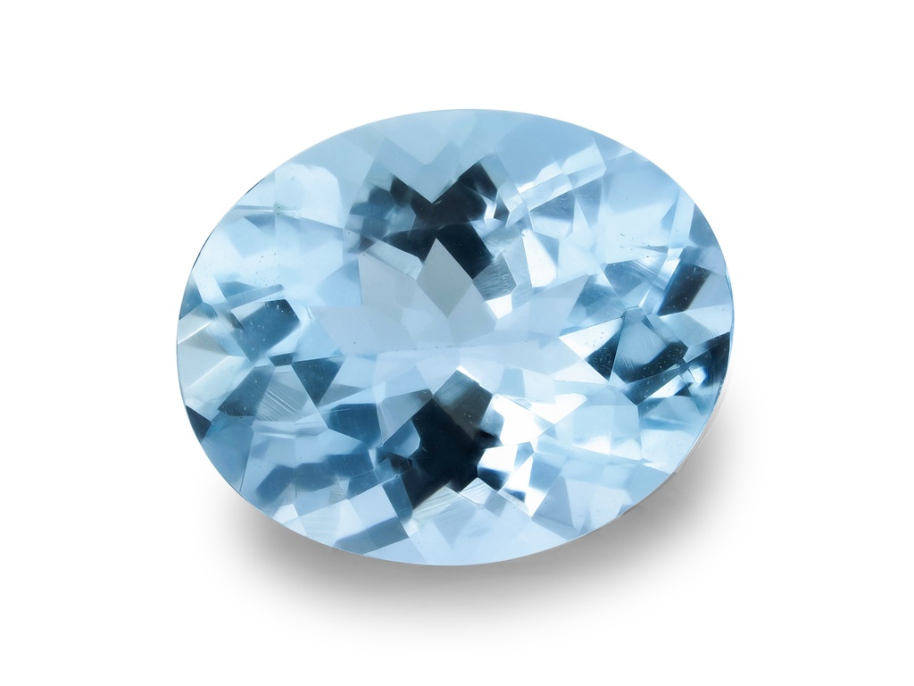 Aquamarine 9.8x8mm Oval Mid Blue