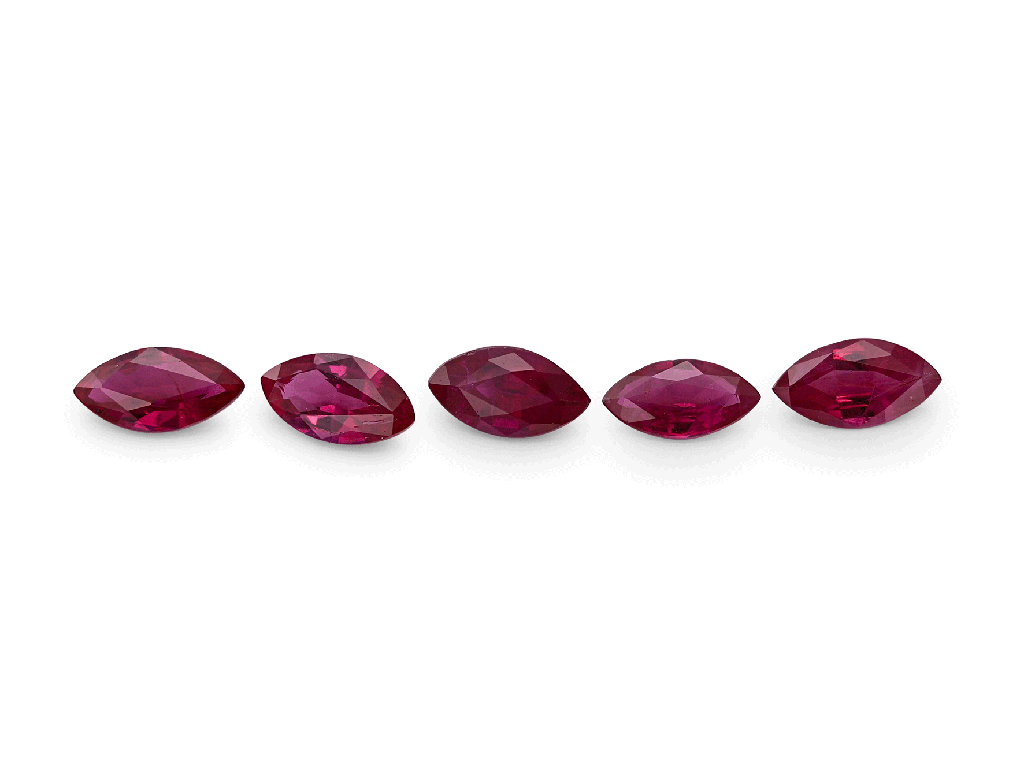 Ruby 4x2mm Marquise Red