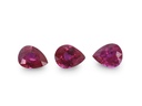 Ruby 5x4mm Pear Shape Pink Red 