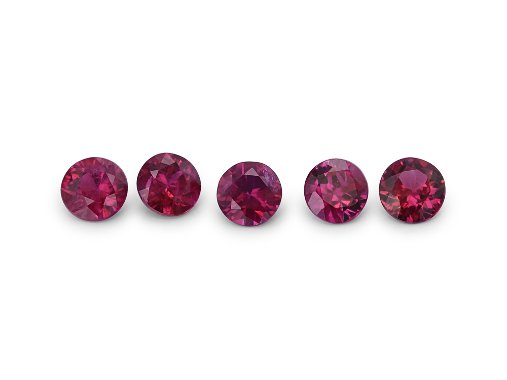 Ruby 2.25mm Round Pink