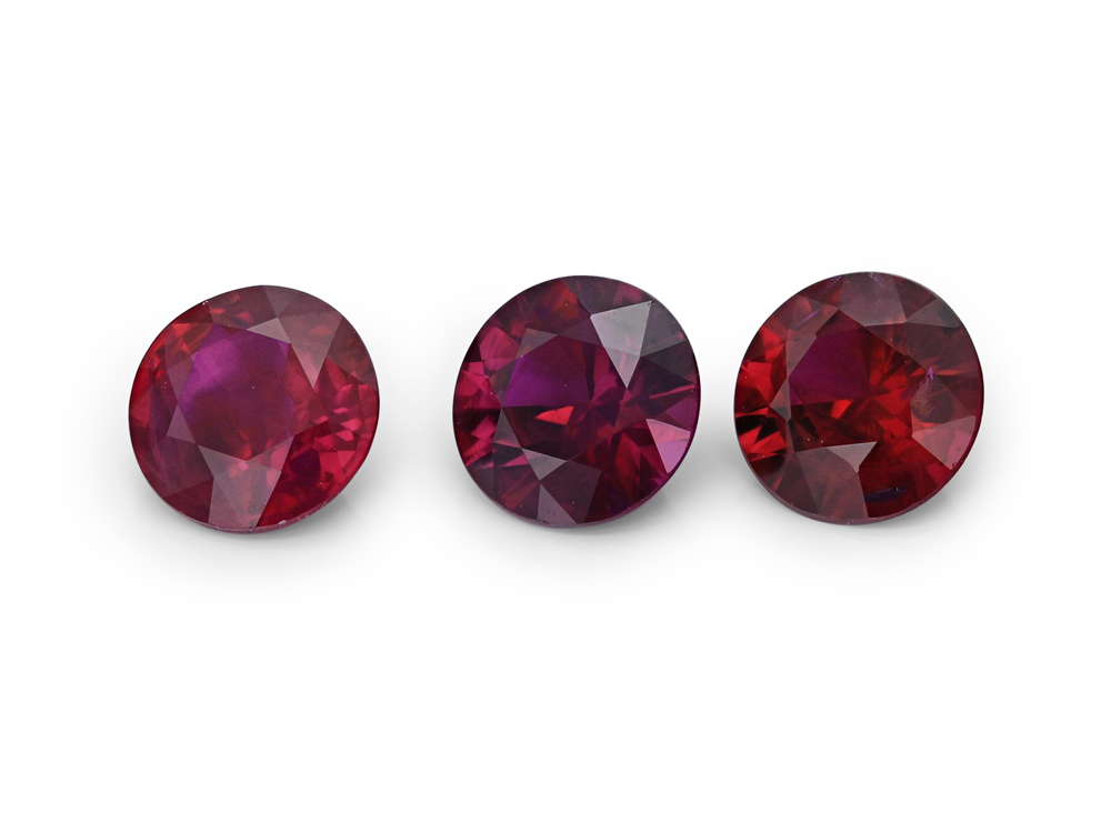 Ruby 4.00mm Round Red