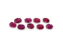 Ruby 3x2mm Oval Red