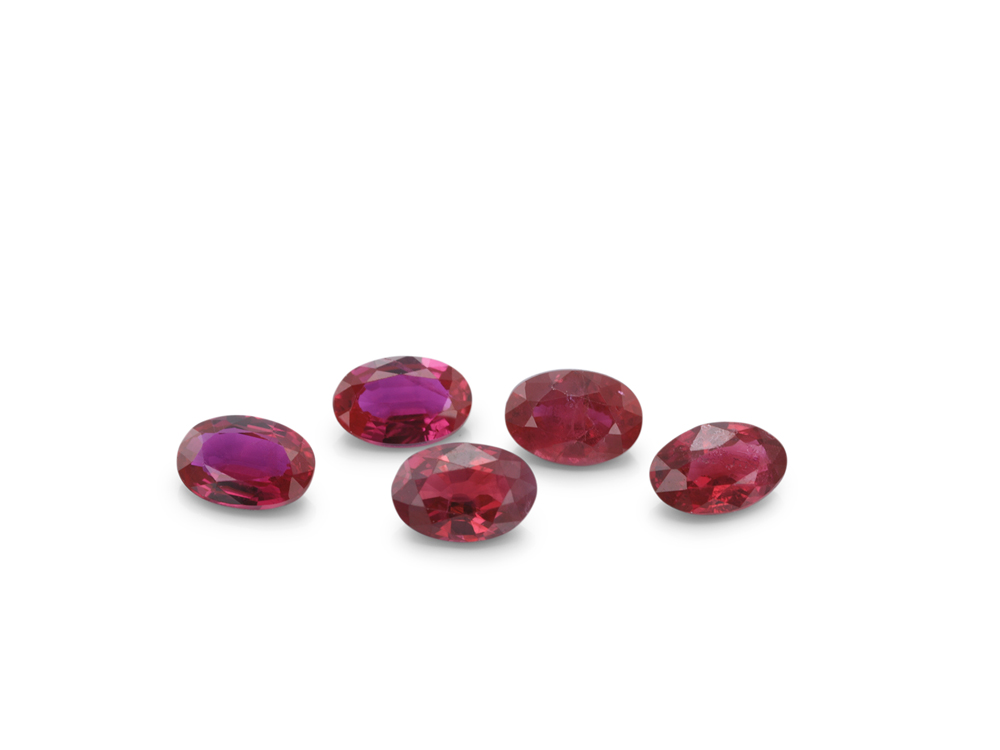 Ruby 3x2mm Oval Good Red