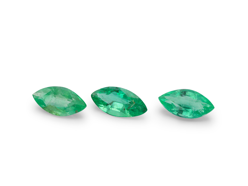 Emerald 5x2.5mm Marquise Mid Green