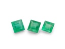 Emerald 3.50mm Carre Cut Mid Green