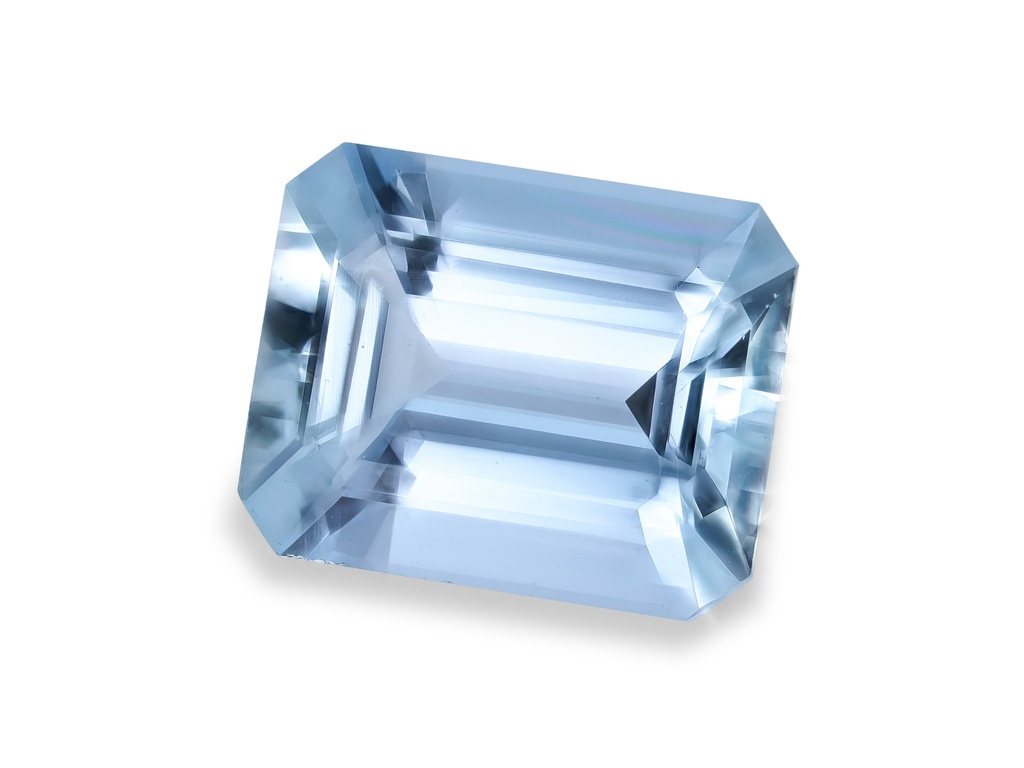 Aquamarine 10.2x8.1mm Emerald Cut Mid Blue