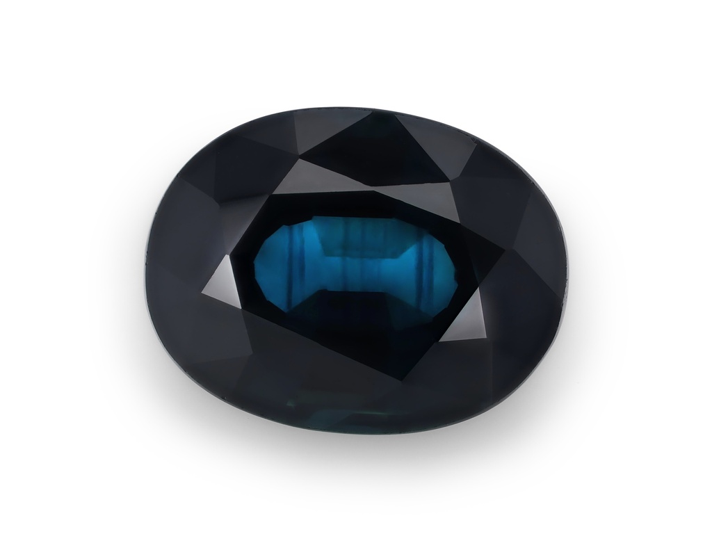 Australian Sapphire 7.9X6.1mm Oval Mid Blue