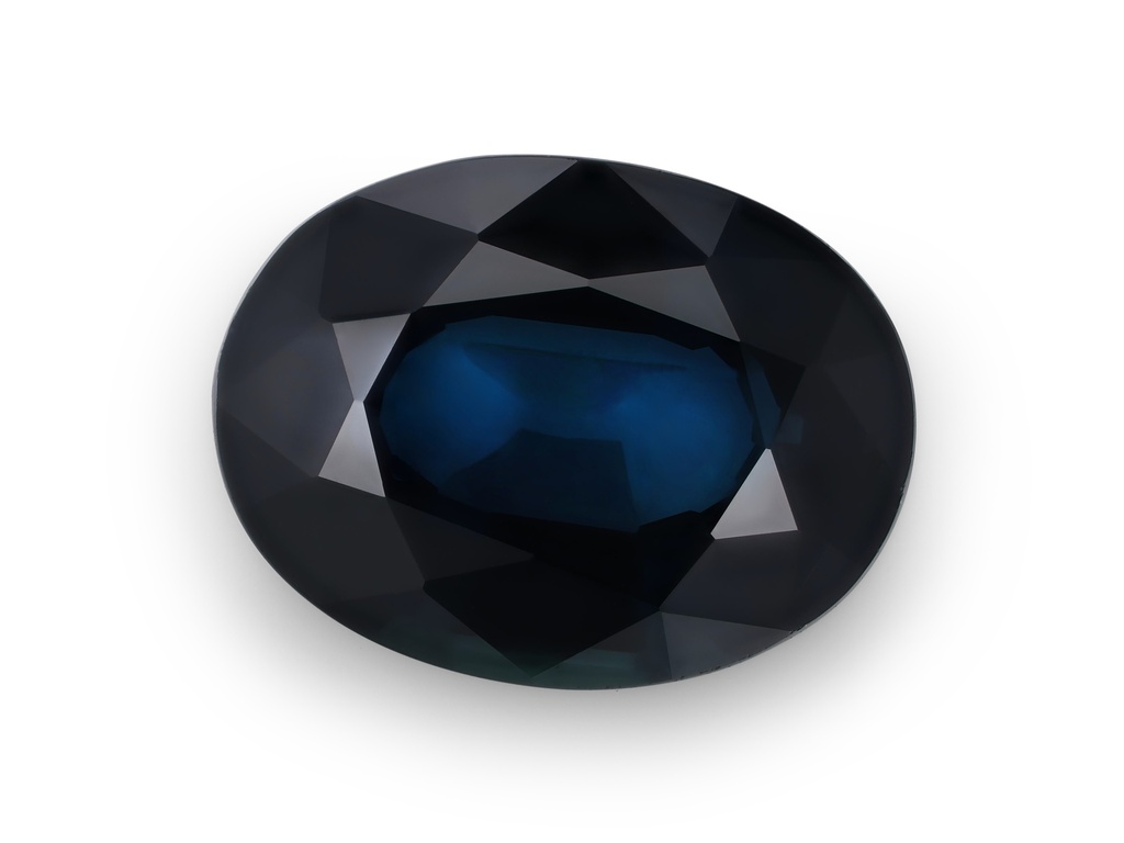 Australian Sapphire 7.9X6mm Oval Mid Blue