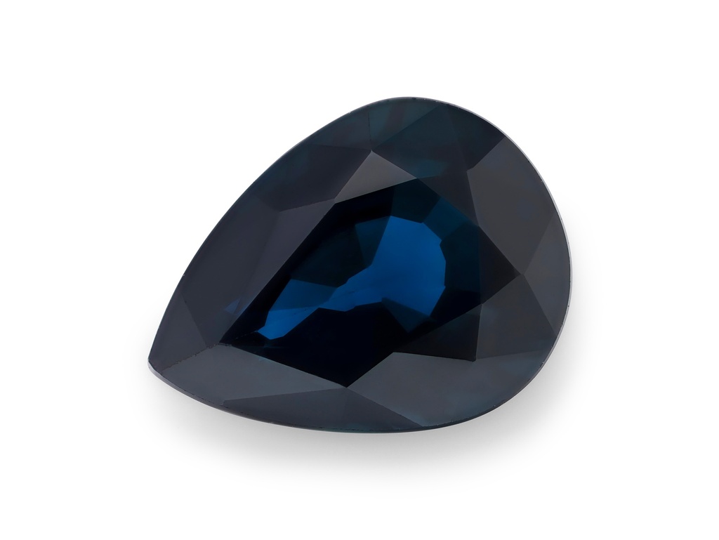 Australian Sapphire 8.1x6.1mm Pear Shape Royal Blue