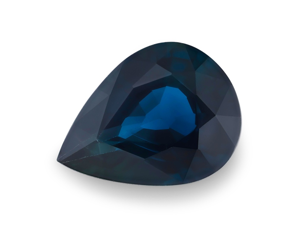 Australian Sapphire 9x6.8mm Pear Shape Mid Blue