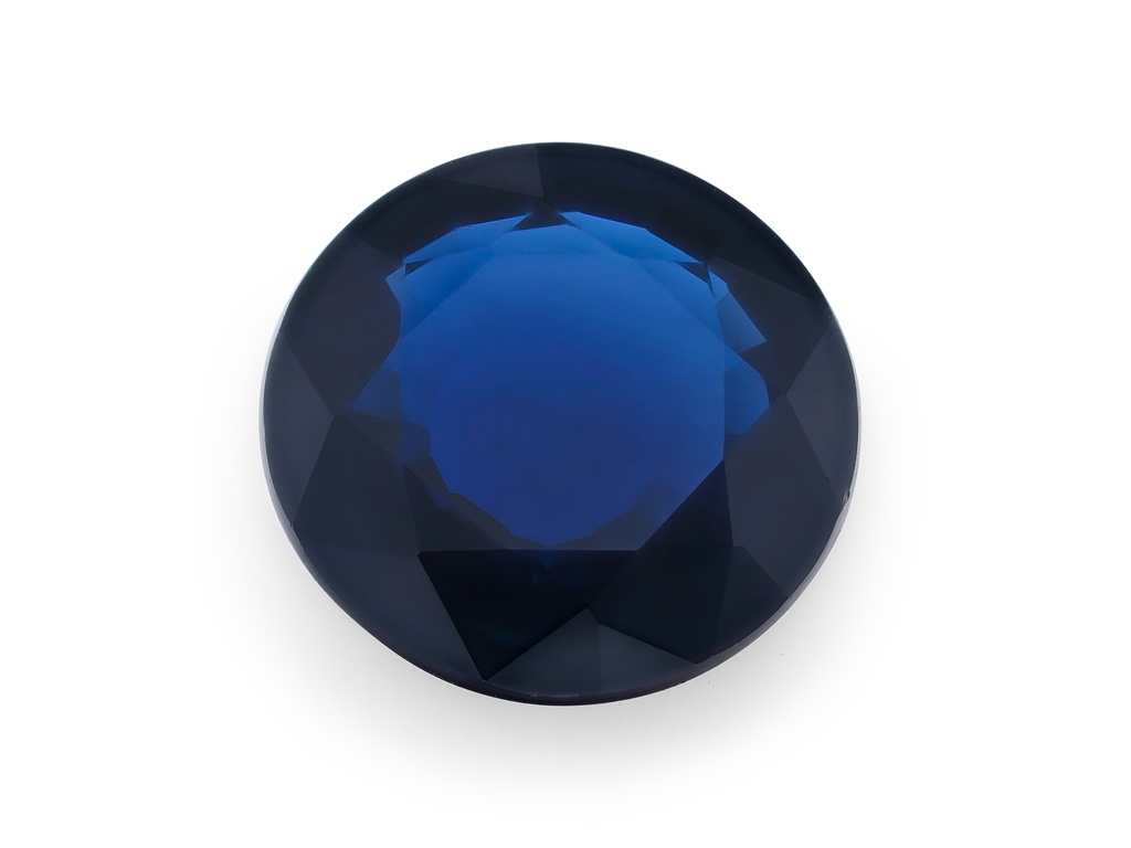 Australian Sapphire 6.95mm Round Royal Blue