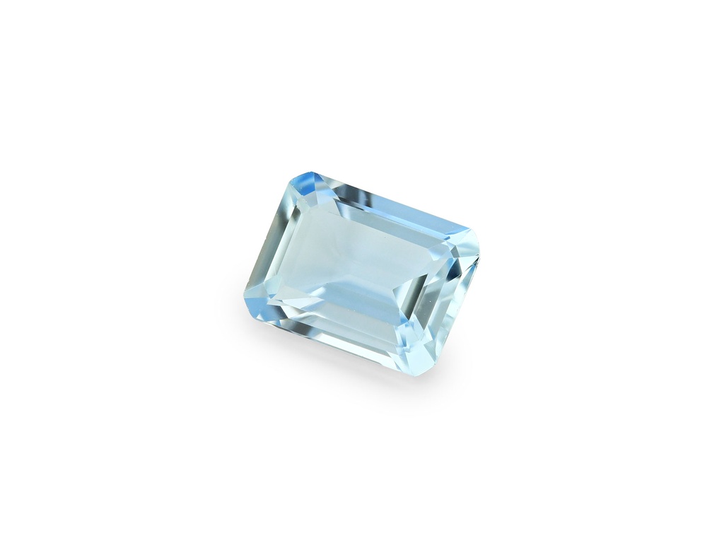 Aquamarine 7x5mm Emerald Cut Light Blue