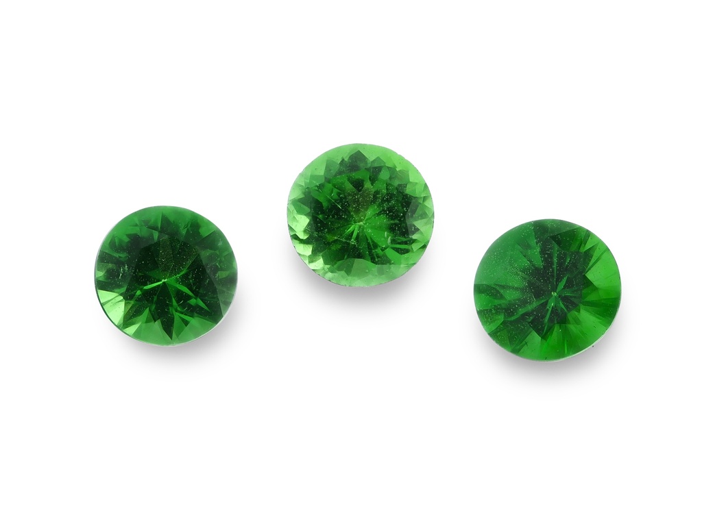 Tsavorite Garnet 4.25mm Round Mid Green