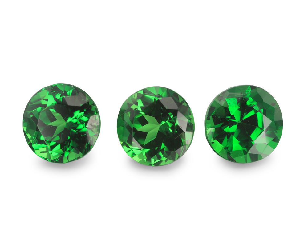 Tsavorite Garnet 4.25mm Round Mid Green