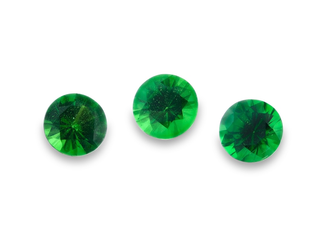 Tsavorite Garnet 4.25mm Round Strong Green