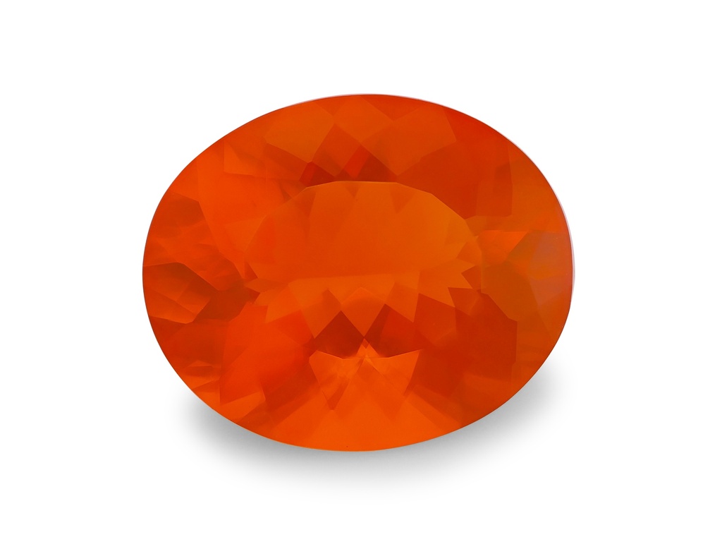 Mexican Fire Opal 11x9.1mm Oval