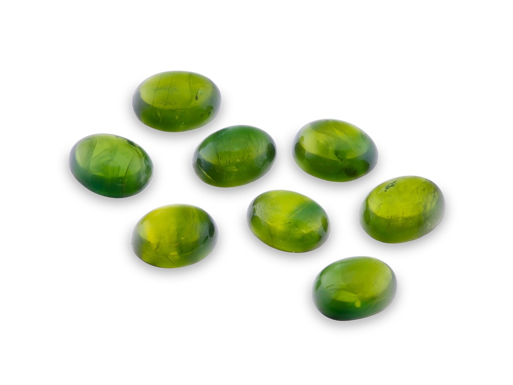 Australian Sapphire 6.5x4.5mm+/- Oval Cabochon Green