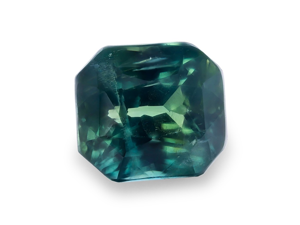 Sapphire 5.9x 5.3mm Radiant Cut Teal