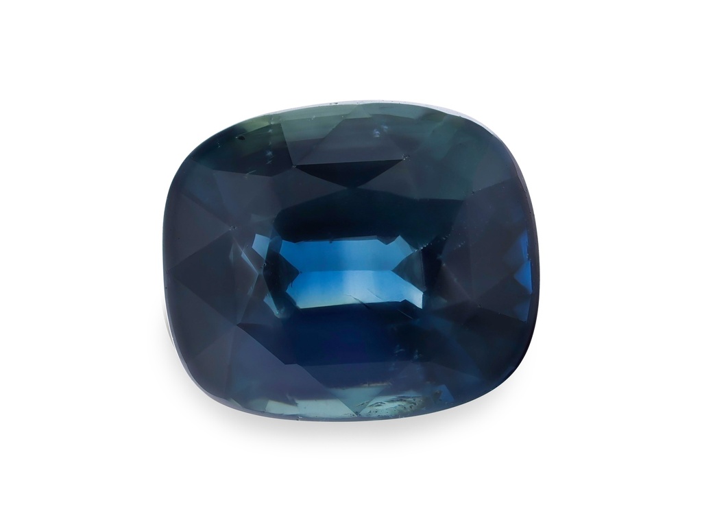 Sapphire 6.9x5.8mm Cushion Steel Blue