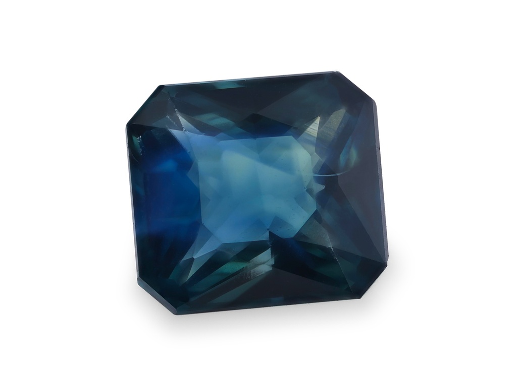 Sapphire 7.1x6.5mm Radiant Cut Teal