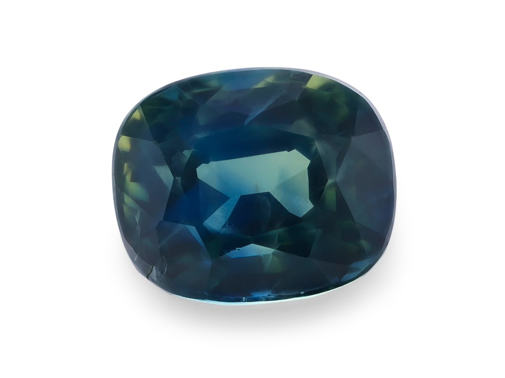 Sapphire 6.4x5.4mm Cushion Teal