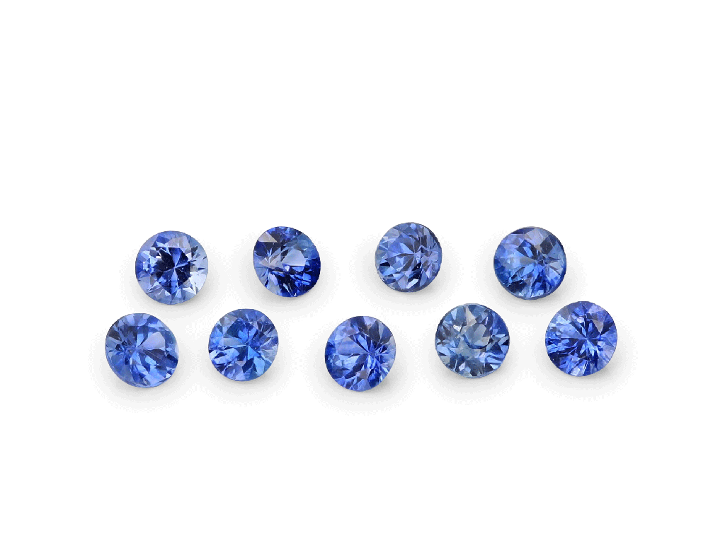 Ceylon Sapphire 1.75mm Round Mid Blue