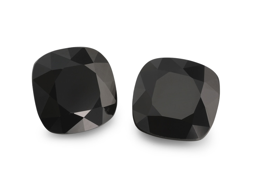 Black Spinel 8.00mm Square Cushion