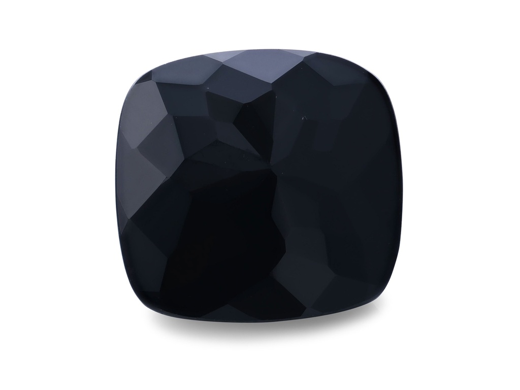 Black Spinel 8.00mm Square Cushion Rose Cut