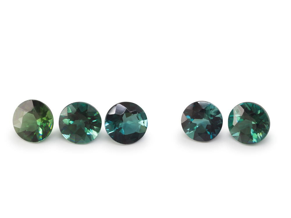 Blue Green Tourmaline 4.50mm Round