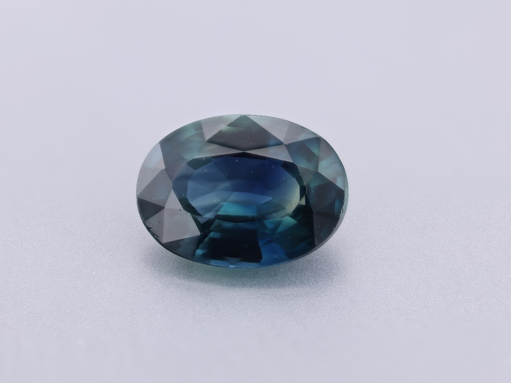 Teal Sapphire 7x5.1mm Oval