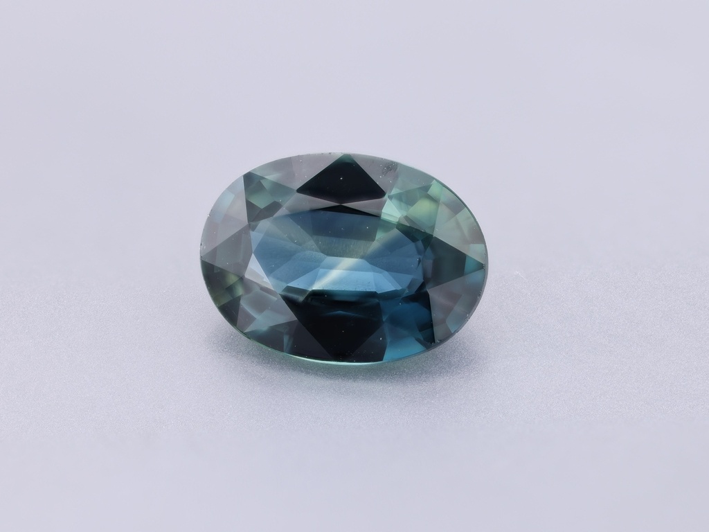 Teal Sapphire 6.9x5mm Oval