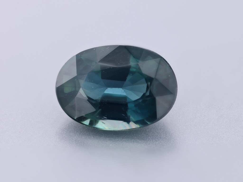 Teal Sapphire 7x4.9mm Oval