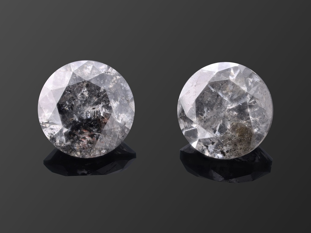 Salt & Pepper Diamond 4.75mm Round