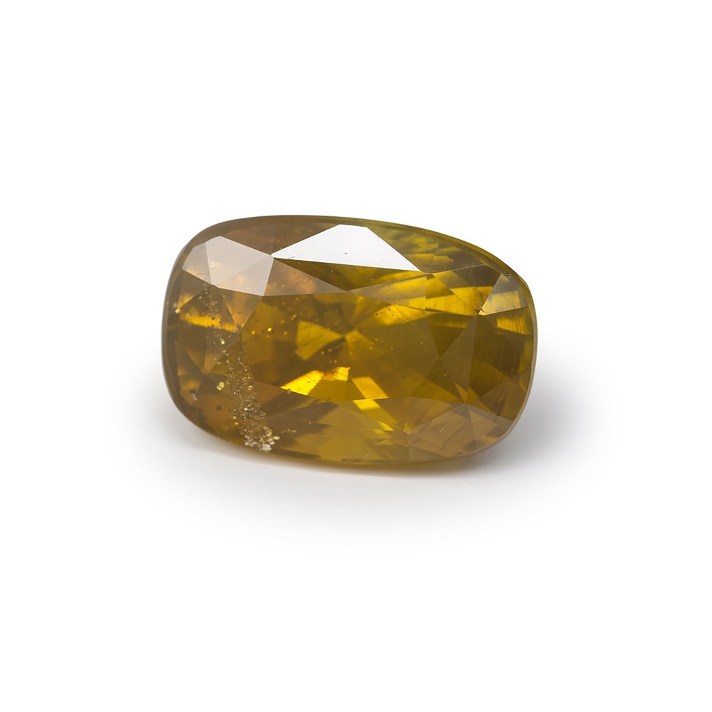 Zircon 11.4x7.4mm Cushion Yellow