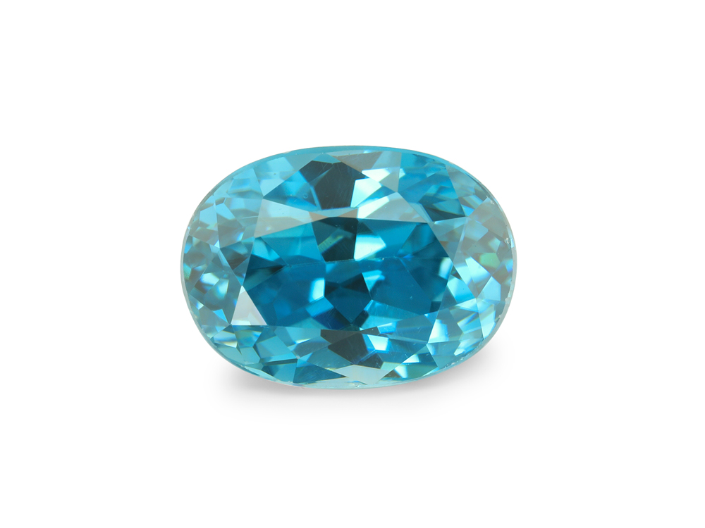 Zircon 9x6.5mm Oval Blue