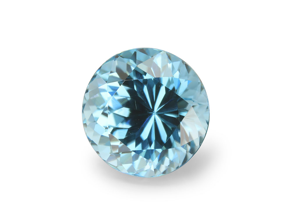 Zircon 6.70mm Round Blue