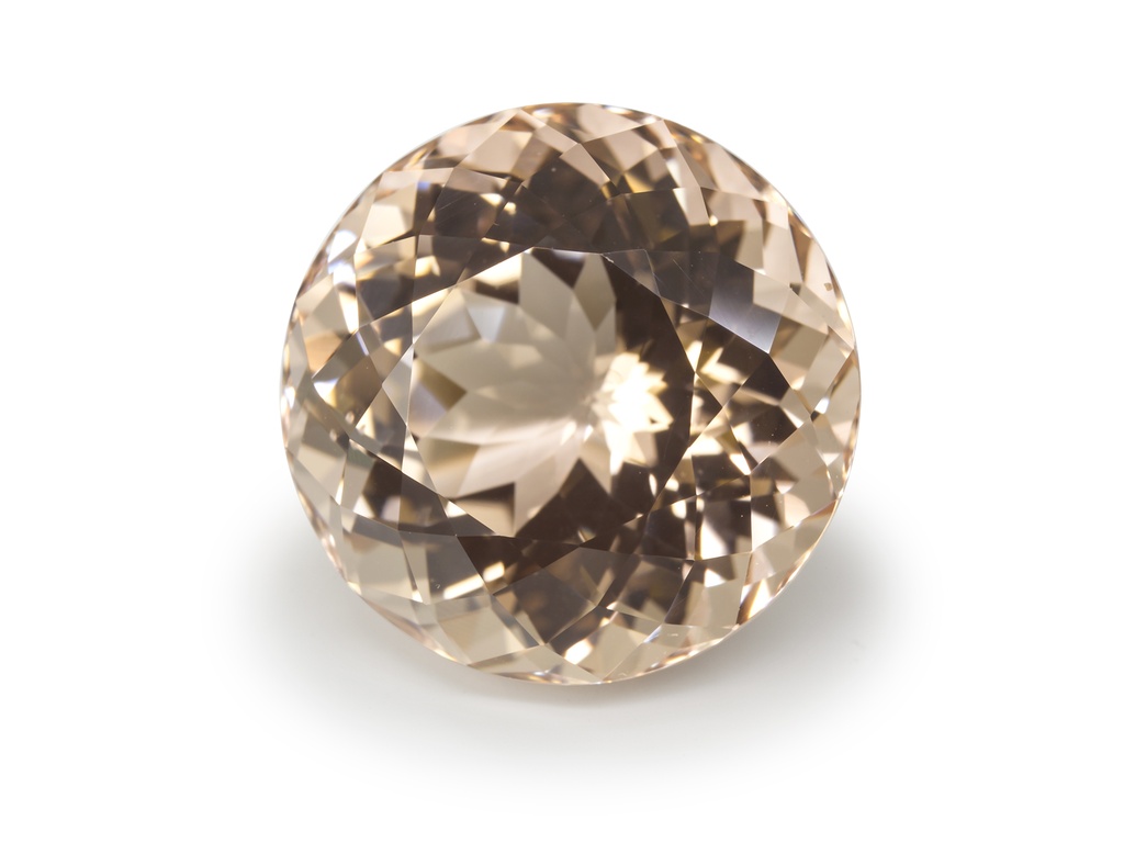 Morganite 15.20mm Round Apricot