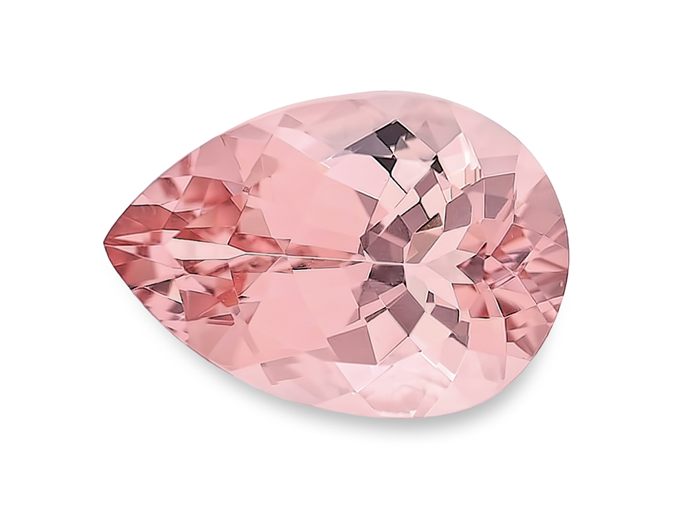 Morganite 16x11.5mm Pear Shape Peach