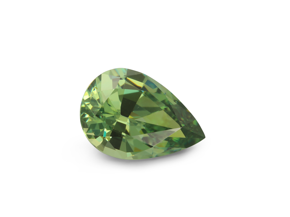 Demantoid Garnet 6.25x4.3mm Pear Shape 