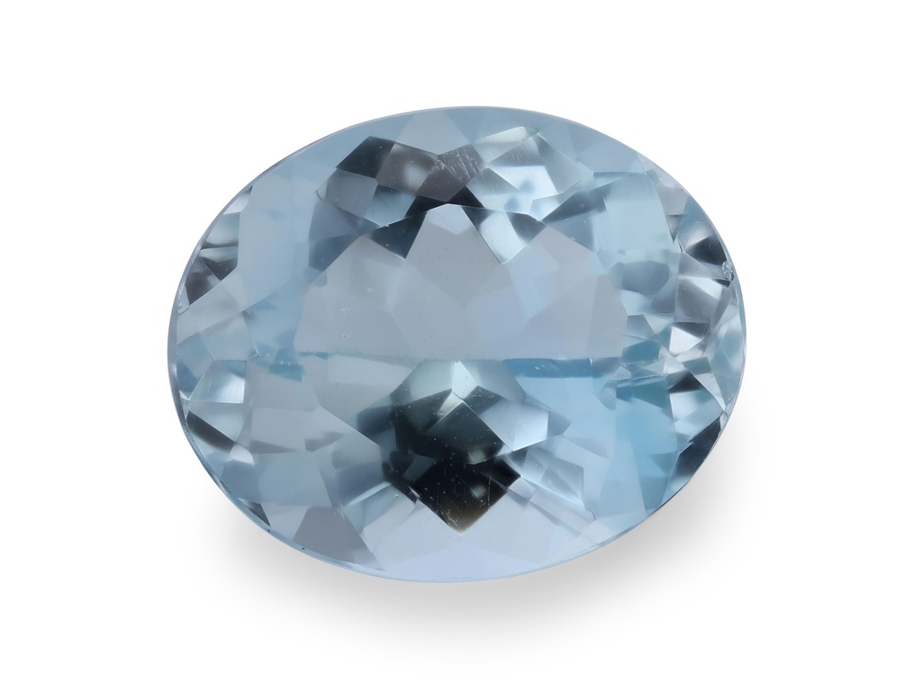 Topaz 11.9x9.8mm Oval Blue