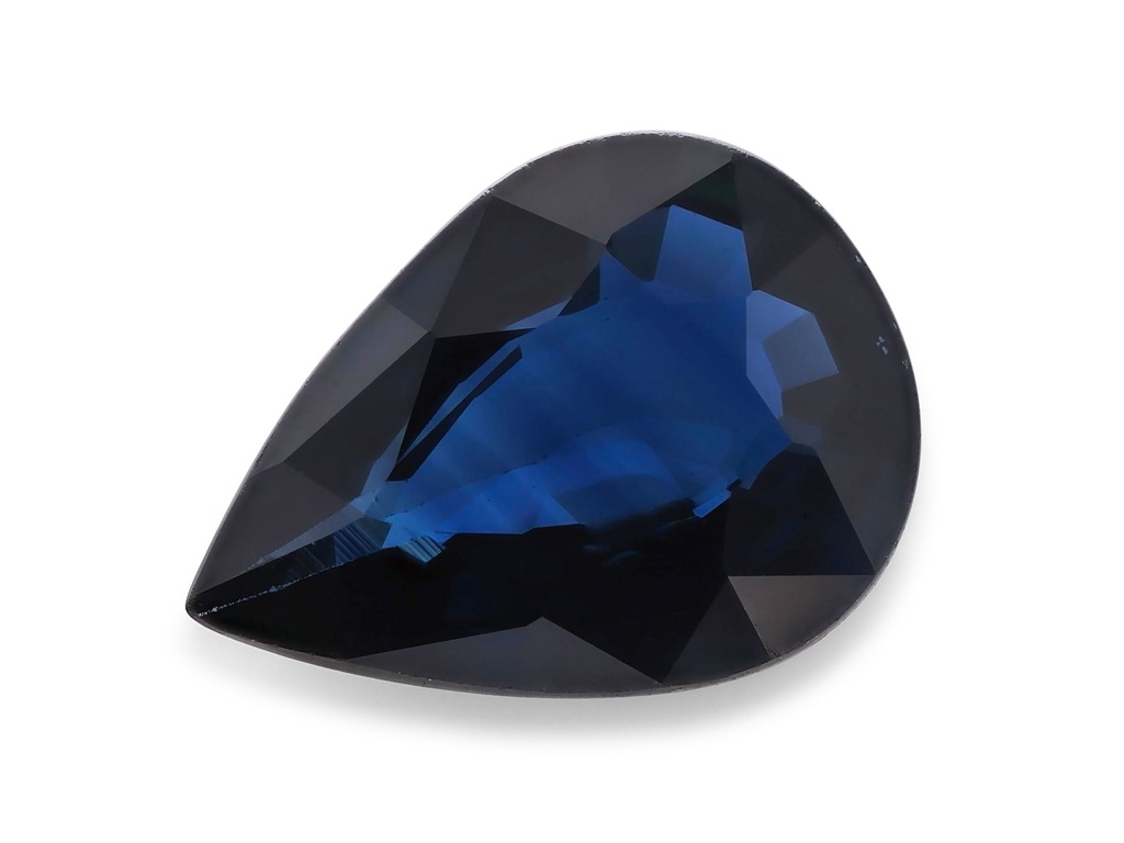 Australian Sapphire 8.1x6mm Pear Shape Royal Blue