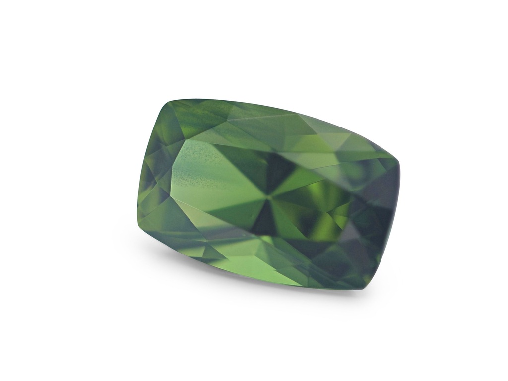 Green Sapphire 9.7x6.3mm Cushion