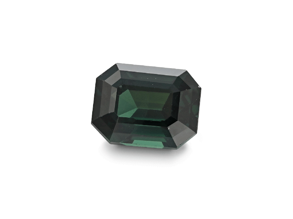 Sapphire 7.4x5.6mm Emerald Cut Teal