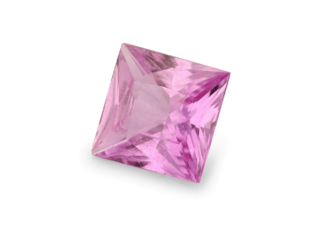 Pink Sapphire 4.90mm Princess Cut