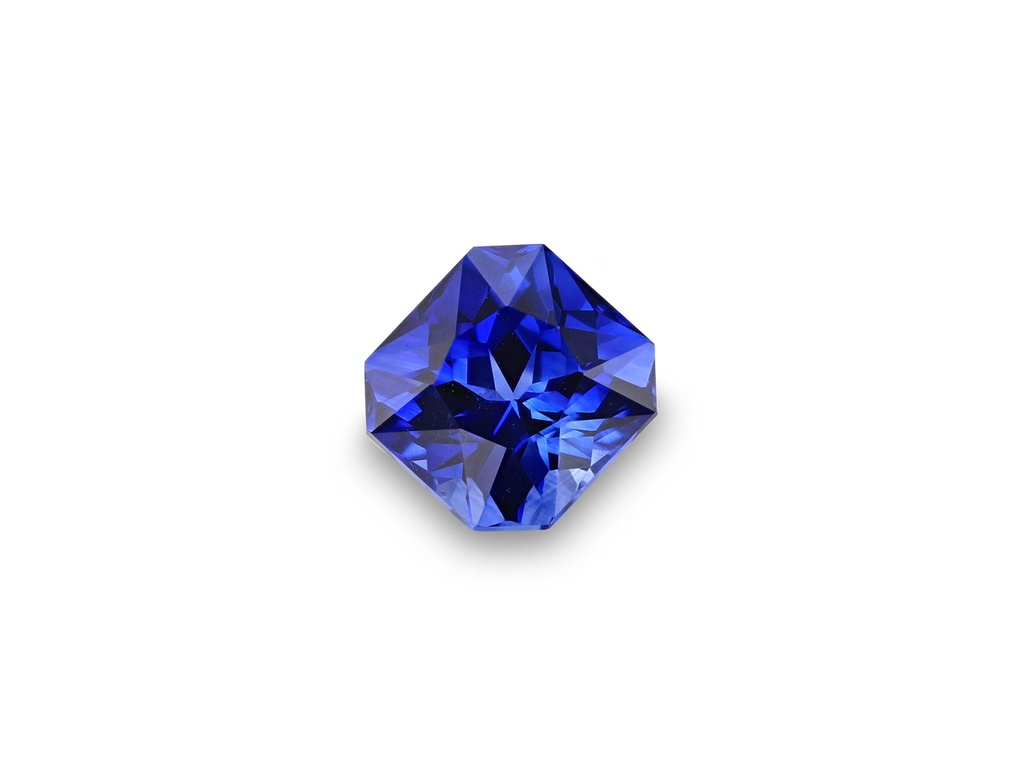 Ceylon Sapphire 5.4x5.2mm Radiant Cut Deep Blue