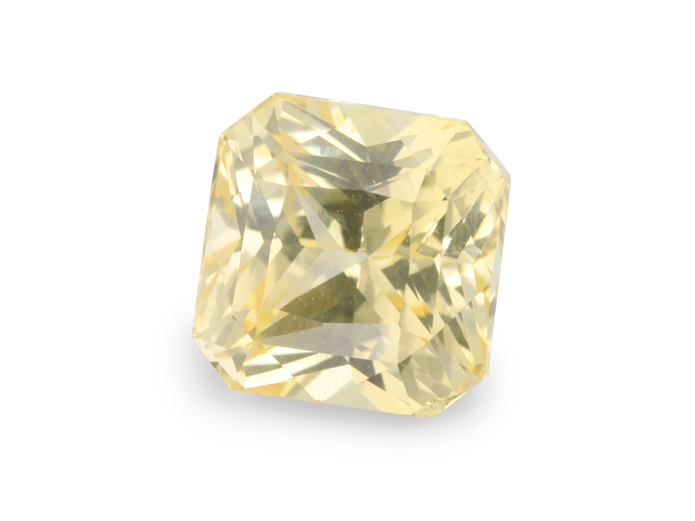 Yellow Sapphire 6.70mm Square Radiant Cut